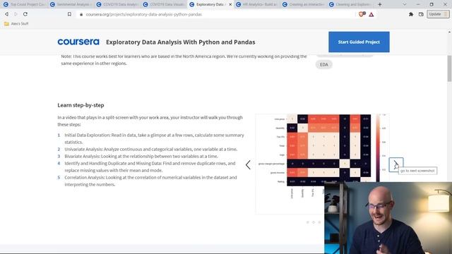 Guided Portfolio Projects on Coursera | Python, SQL, Excel, Power BI, and Tableau смотреть онлайн