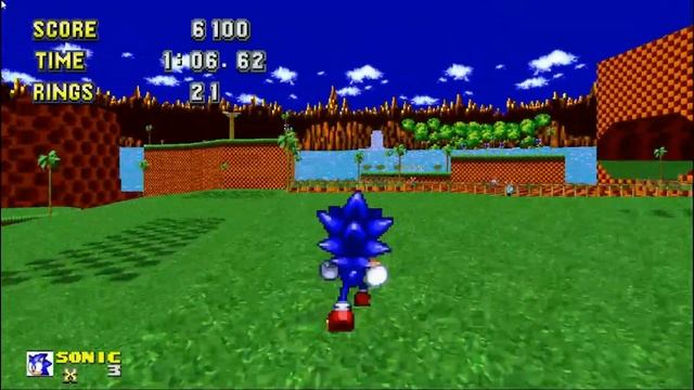 Green Hill Zone in SRB2 (Ft. Pointy Sonic) смотреть онлайн
