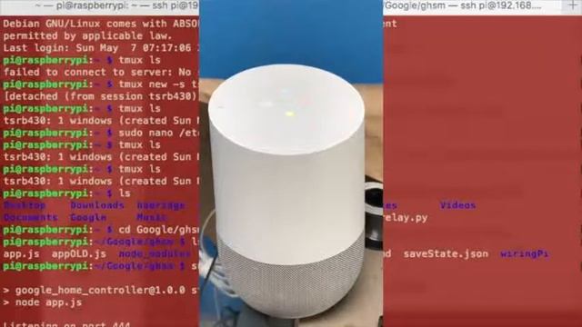 Google Home Webhook Post Nodejs Nginx SSL Bluetooth Relay board смотреть онлайн