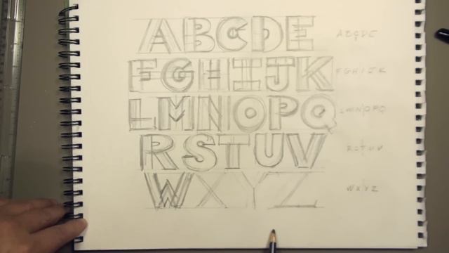 How to Draw Block Letters Alphabet - Hand Lettering - Art for Kids | BP смотреть онлайн