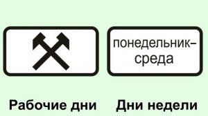 Значение знаков дополнительной информации (табличек).