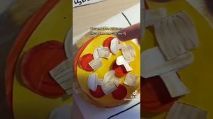 Бумажная кухня из тик ток ? бумажная еда ❤часть 3