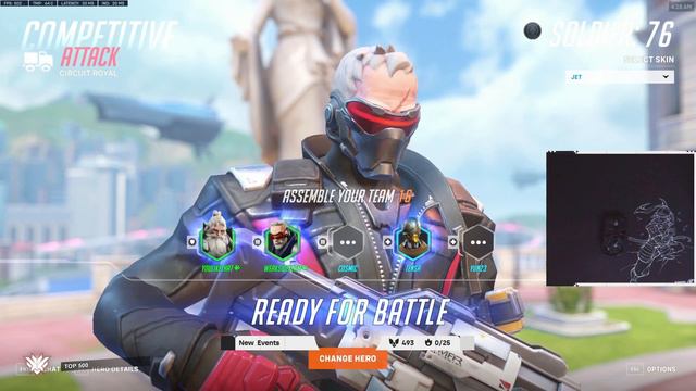 19K DMG! TOP 500 OVERWATCH 2 GALE INSANE SOLDIER 76 GAMEPLAY смотреть онлайн