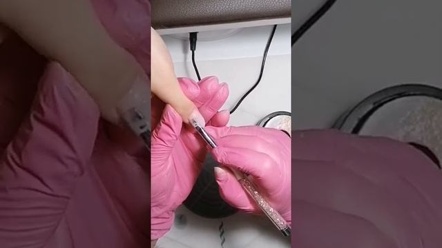 Наращивание на верхние формы ? Красный маникюр ❤️ Полный процесс наращивания? смотреть онлайн