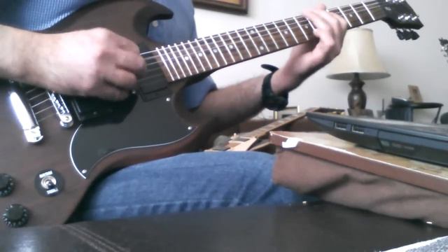 Gibson SGJ Made in USA 2013 model & Roland Cube 80XL guitar amp смотреть онлайн