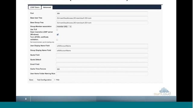 Интеграция ownCloud с Active Directory и LDAP смотреть онлайн