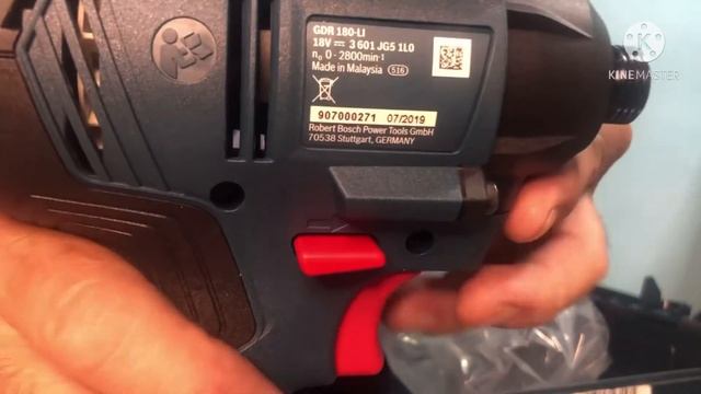 Bosch GDR 180 Li Unboxing