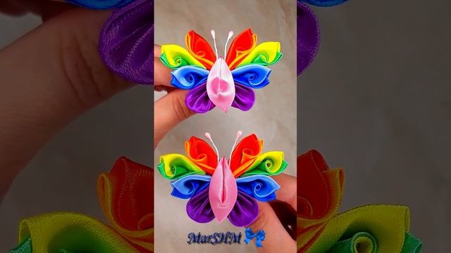 бабочки бантики канзаши смотреть онлайн