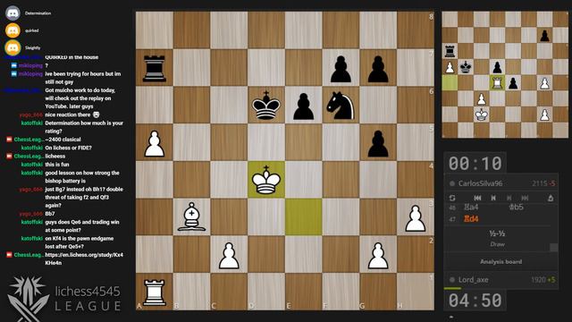 ChessLeagueTV S07 - E04 on {lichess.org} смотреть онлайн