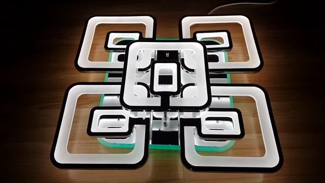 Светодиодная люстра 8025/4+1 CHR. смотреть онлайн