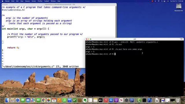 Using Command Line Arguments in C - argc & argv смотреть онлайн