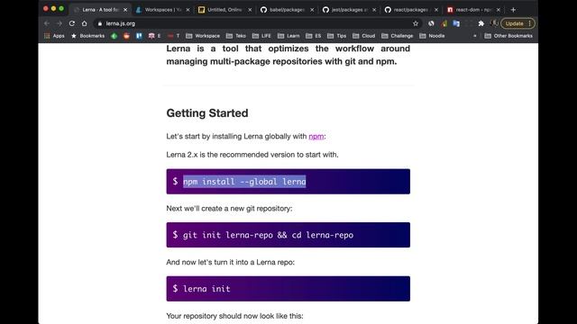 Hướng dẫn sử dụng Lerna để chia dự án Nodejs/Javascript thành nhiều packages смотреть онлайн