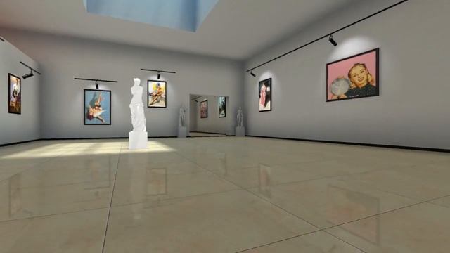 Museum of Art 3D by unity смотреть онлайн