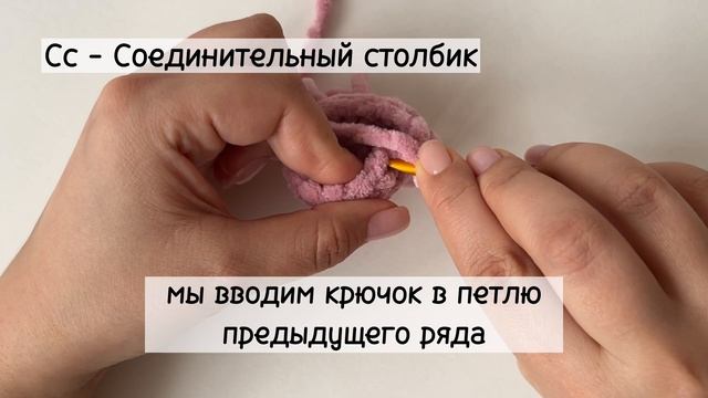 Как делать соединительный столбик или слепую петлю при вязании крючком? смотреть онлайн