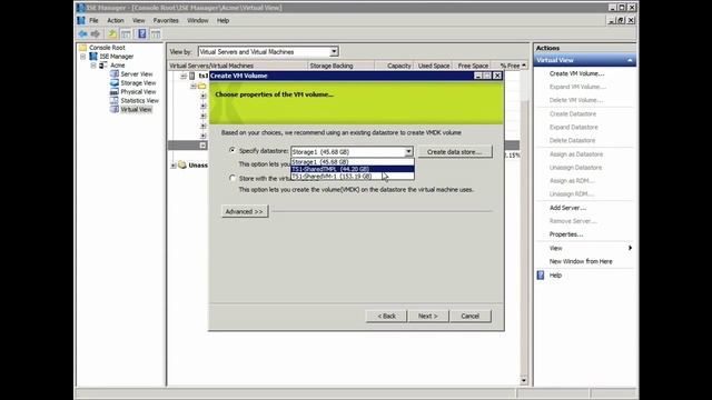 Creating a VM Volume Using VMDK смотреть онлайн