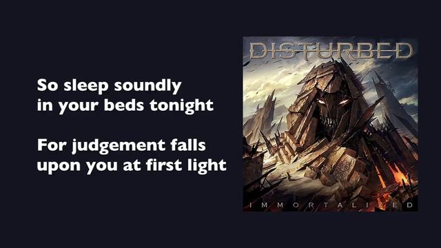 Disturbed - The Vengeful One (with lyrics) смотреть онлайн