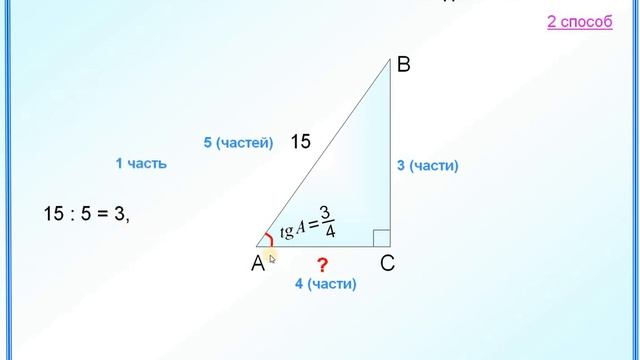 ЕГЭ задание 6 Тригонометрия в прямоугольном треугольнике смотреть онлайн