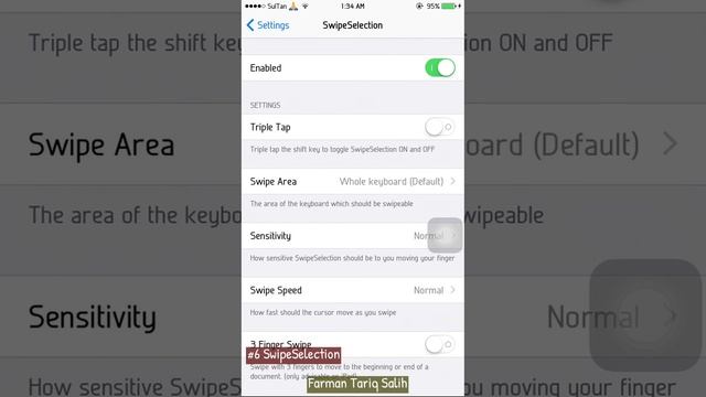 SwipeSelection Tweak