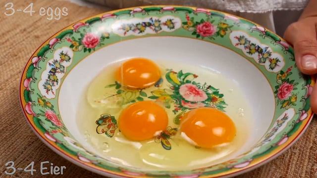 Макароны с яйцами! Попробовав один раз, вы не сможете есть без яиц!