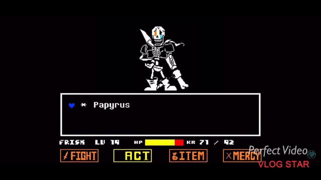 Disbelief Papyrus Phase 14 Animation (unofficial Undertale Genocide Papyrus Battle)