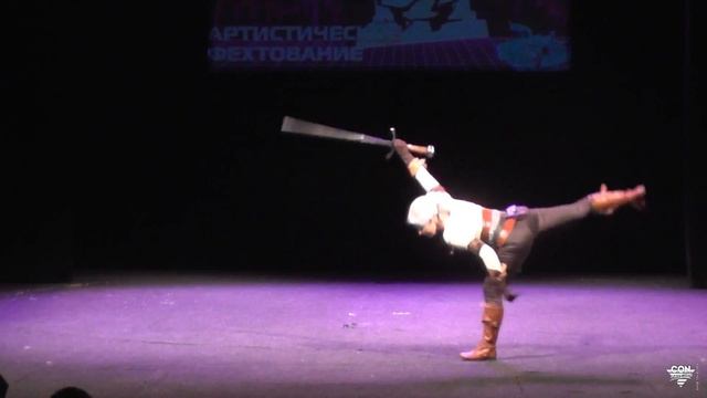"Цири" Артистическое фехтование - "Грифон" - Geek-конвент "CON.Версия" 2018 смотреть онлайн