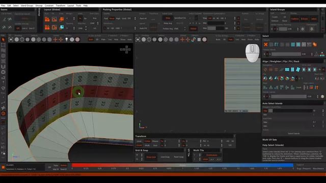 Моделирование гусеницы танка Часть 3 Развертка RizomUV