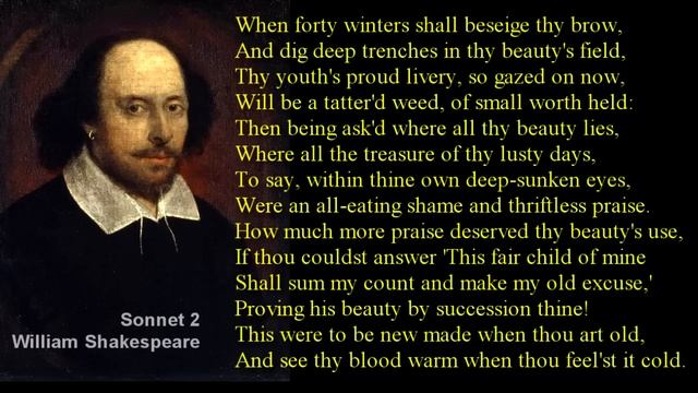 Shakespeare Sonnet 2 with text смотреть онлайн