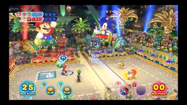Mario and Sonic at the Rio 2016 Olympic Games (Wii U) - Duel Beach Volleyball (Hard) смотреть онлайн