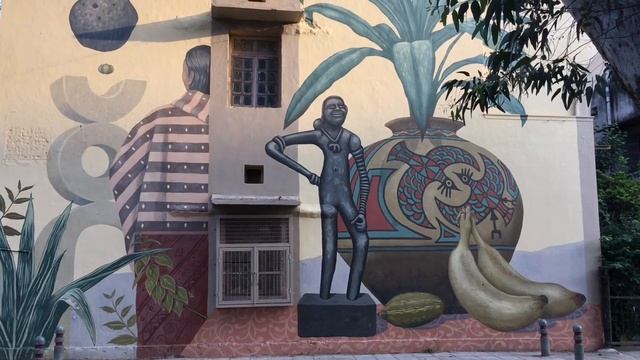 ИНДИЯ ВЛОГ. АРТ - РАЙОН в Нью-Дели смотреть онлайн