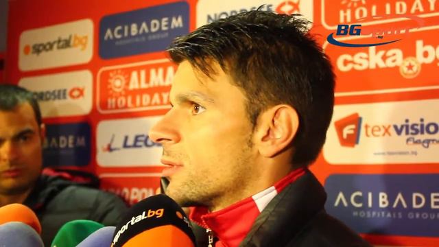 Valentin Iliev speaking after the match PFC CSKA Sofia against PFC Ludogorec Razgrad 2013-11-10 смотреть онлайн
