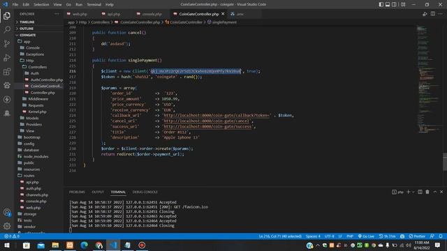 How to Integrate Coingate with Laravel смотреть онлайн