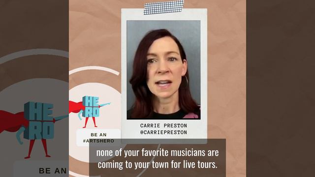 Be An #ArtsHero - Carrie Preston смотреть онлайн