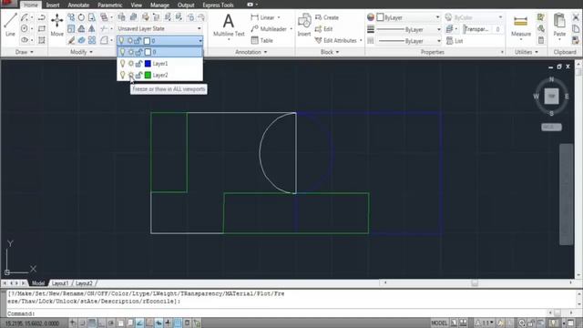 How to Freeze and Lock Layers in AutoCAD смотреть онлайн