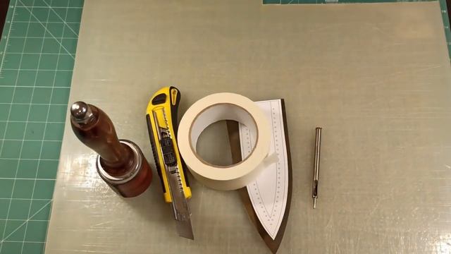 Чехол для метательных ножей из кожи. Бесплатная выкройка в PDF. Сase for throwing knives. смотреть онлайн