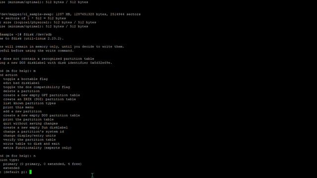 How to create a partition of raw device in RHEL\centos\oracle Linux step by step смотреть онлайн