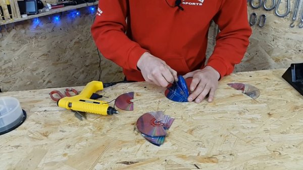 Диско шар из сд дисков