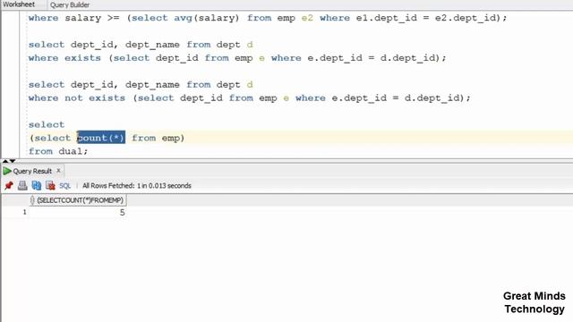 Oracle SubQuery - Correlated & Scalar | Tamil | iCoding смотреть онлайн