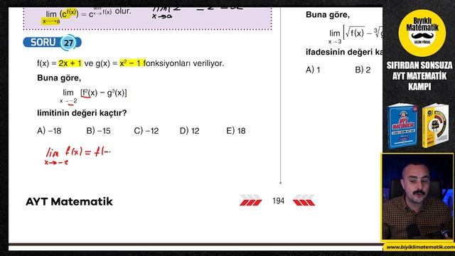 LİMİT 5 (Limit Özellikleri) AYT Matematik Kampı| 44.Gün |AYT Matematik Konu Anlatım смотреть онлайн