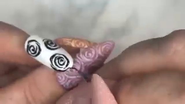 Easy Rainbow Rose Foil Nail Art Tutorial | Lecenté смотреть онлайн