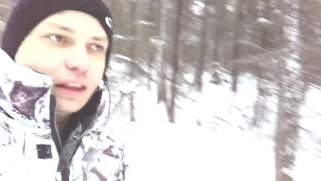 Охота на зайца с собакой Утро в лесу Свердловская область смотреть онлайн