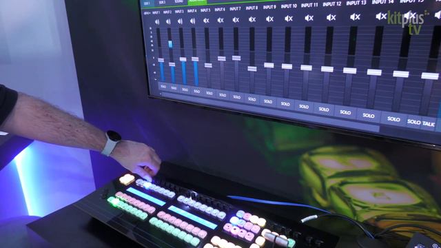 NewTek TriCaster Flex control Surface at ISE 2023 смотреть онлайн