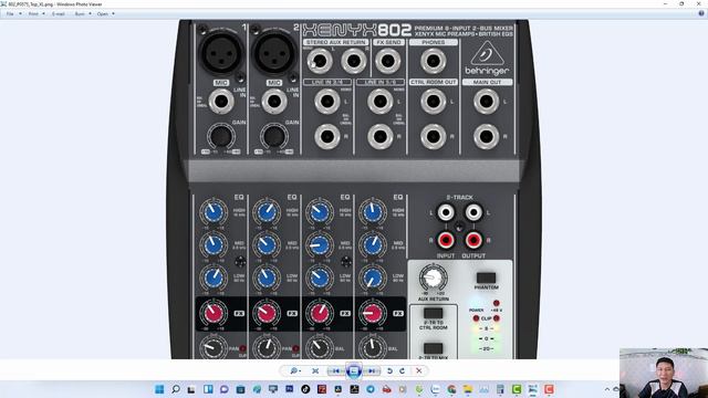 Bàn Trộn Âm Thanh Mixer Cơ Analog XENYX Behringer 802 смотреть онлайн