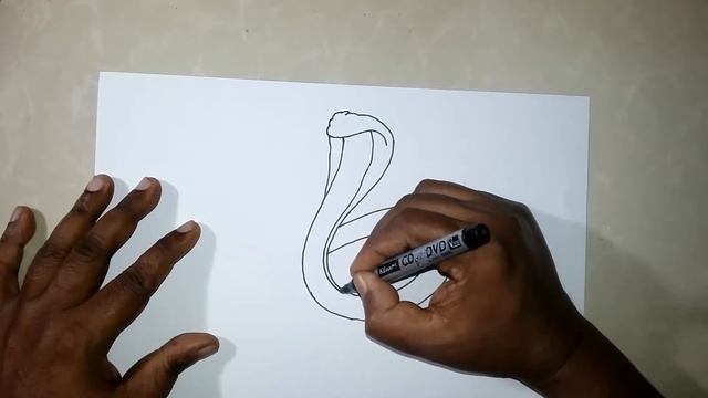 How to draw a Snake easy | Snake drawing for kids | Snake Sketch step by step смотреть онлайн