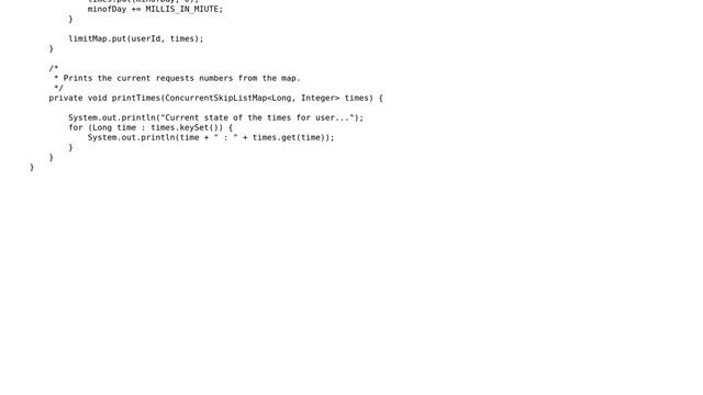Rate Limiter implementation in Java смотреть онлайн