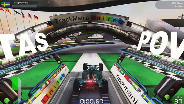 [Trackmania TAS] B02 - Race in 24.61 ( -0.51s RTA, -0.08s TAS) смотреть онлайн