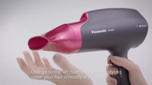 Фен Panasonic Nanoe™ EH NA65. Как правильно высушить волосы