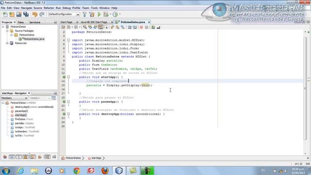 24 - TAP - Mi Primera Aplicación Móvil Con J2ME y Cómo Enviarla a Mi Cel(J2ME) смотреть онлайн