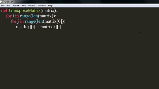 Python Program - Transpose a Matrix | Nested For Loops | Easy Method смотреть онлайн