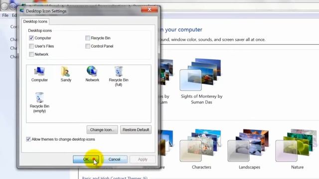 How to Remove Recycle Bin Icon From Desktop in Windows 7 смотреть онлайн