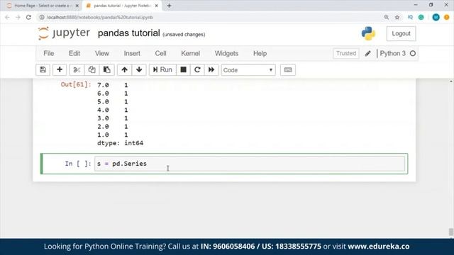 How to use Pandas in Python | Python Pandas Tutorial | Edureka | Python Rewind - 3 смотреть онлайн